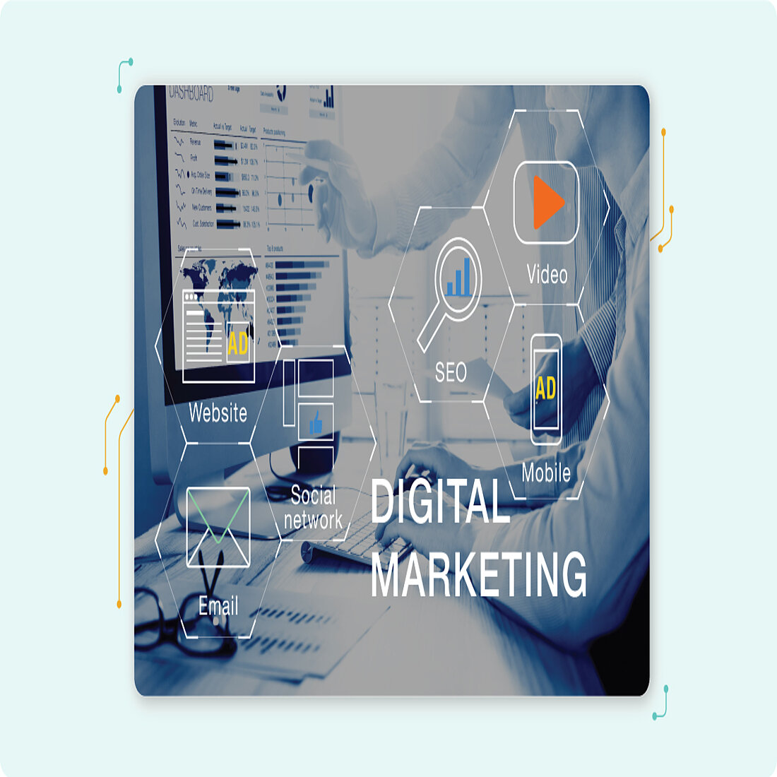 Geschäftsidee für digitales Marketing