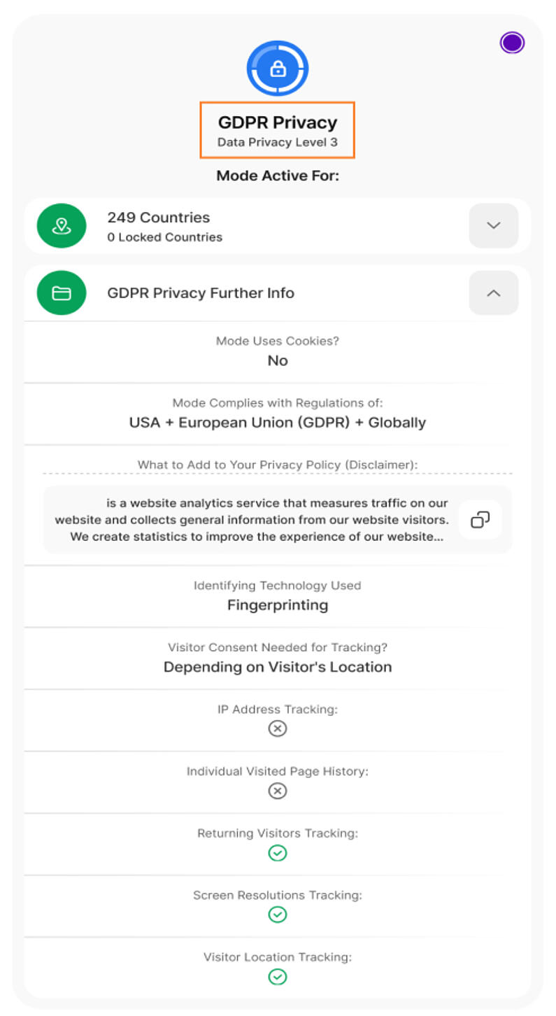 DSGVO-Datenschutzmodus