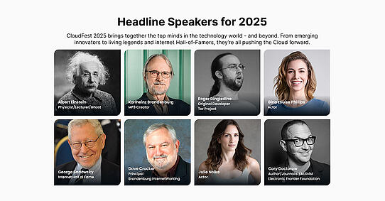 The headline speakers at CloudFest 2025