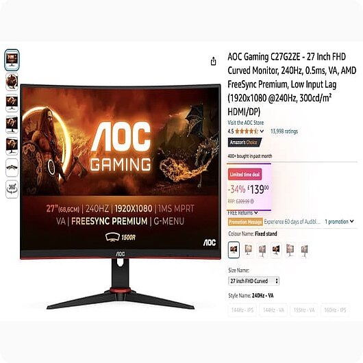 Heben Sie Sonderangebote auf Ihrer gesamten Website hervor, um Dringlichkeit zu erzeugen, und machen Sie sie auf den Produktseiten, im Einkaufswagen und an der Kasse leicht sichtbar, um die Konversionsrate zu erhöhen. E-Commerce-Optimierung zeitlich begrenzte Angebote