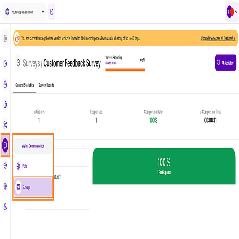 Overview of Surveys Feature