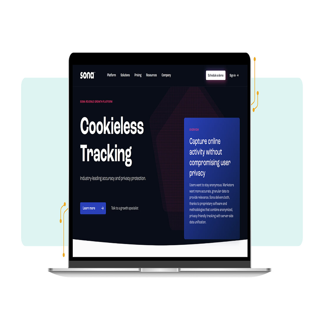 Cookieless tracking solution - Sona - TWIPLA Website Intelligence