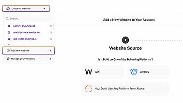 Website Settings Add A New Website