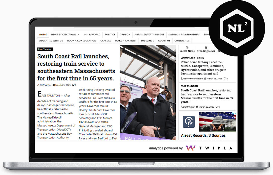 News Link Live's website intelligence powered by TWIPLA