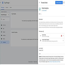 Google Tag Manager setup Blog Article Google Tag Manager Templates Details