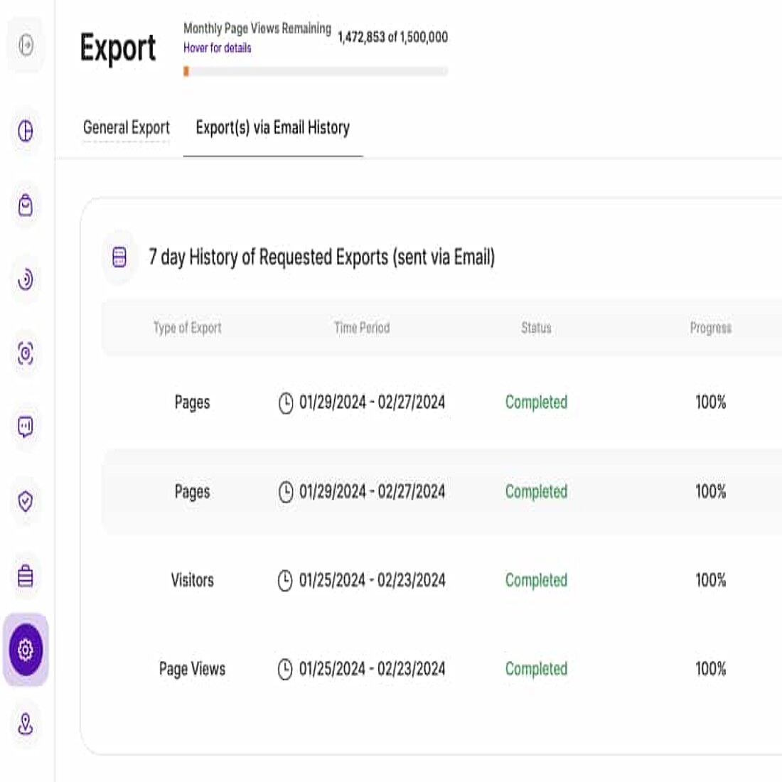 Data Export Request Email Notifications Data Export Request Email Notifications