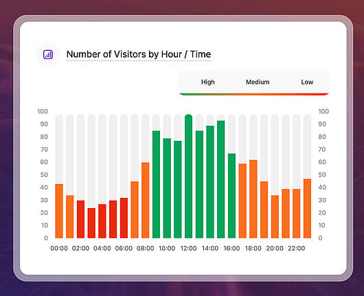 TWIPLA's website time of traffic visit insights