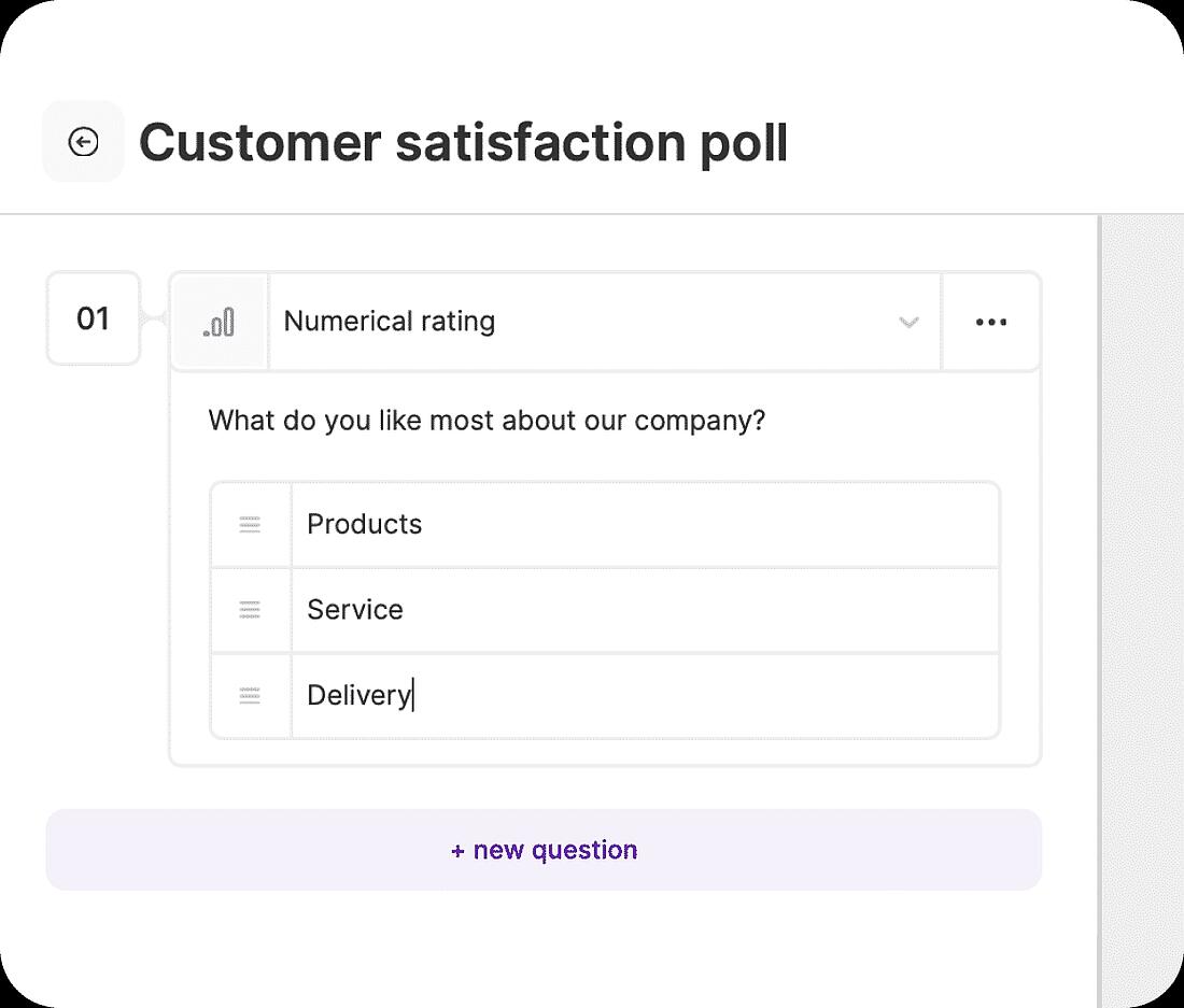 Creating polls with TWIPLA