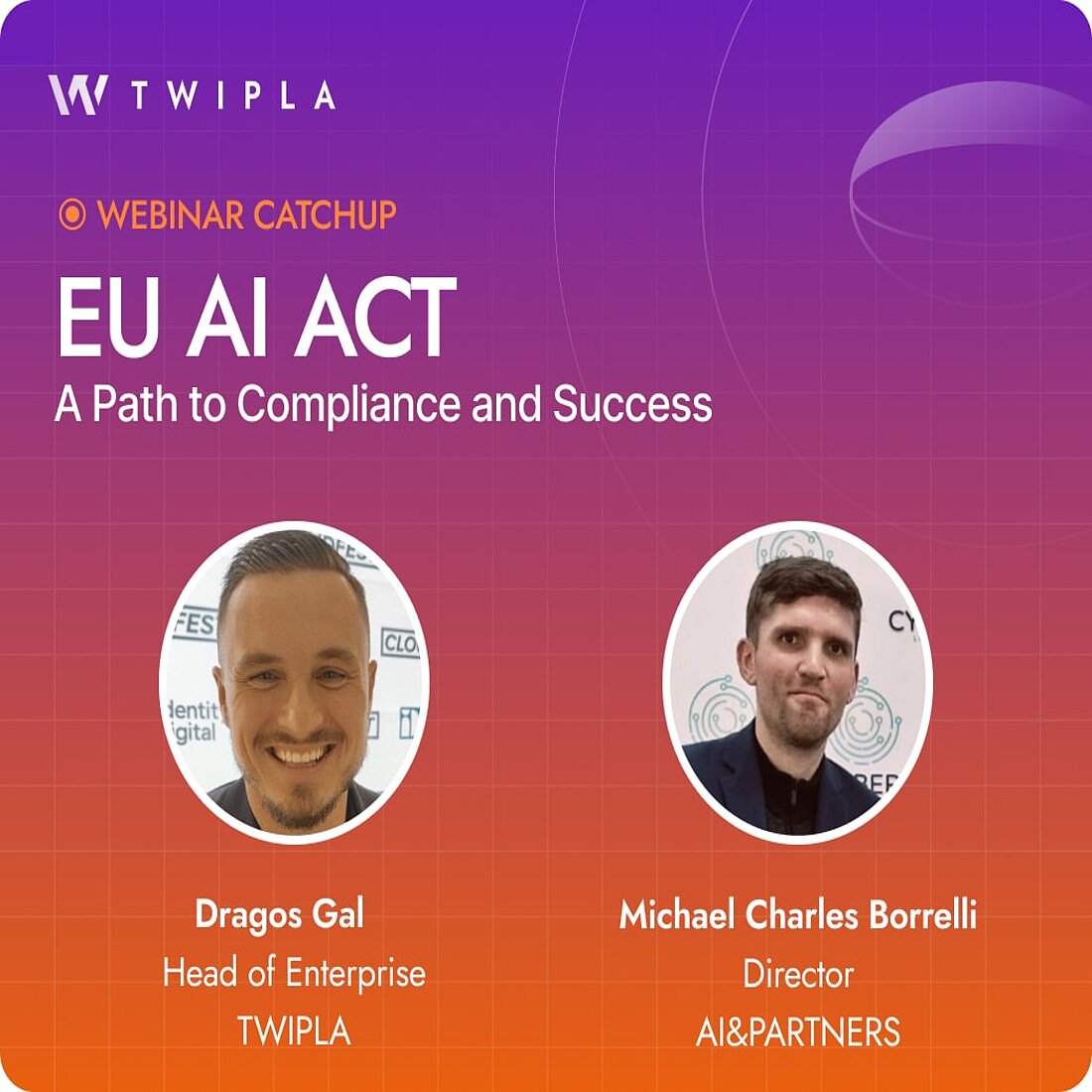 Business advice for preparing for the EU AI Act Webinar EU AI Act