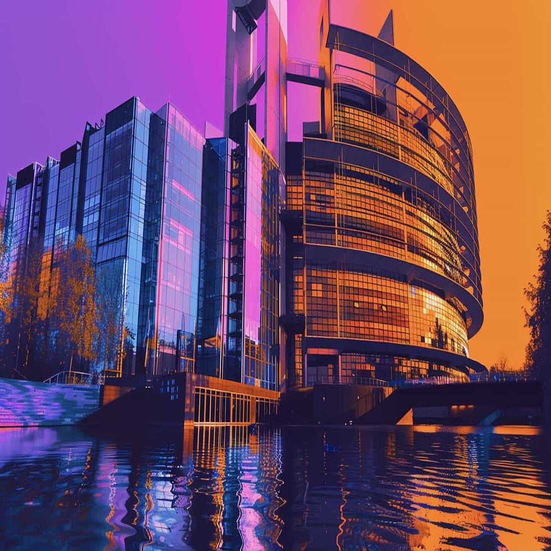 Strasboug's European Parliament. the spiritual home of data minimization GDPR data minimization principles were inaugurated in Strasbourg