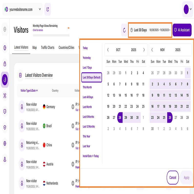 Datum-Auswahl Datum-Auswahl
