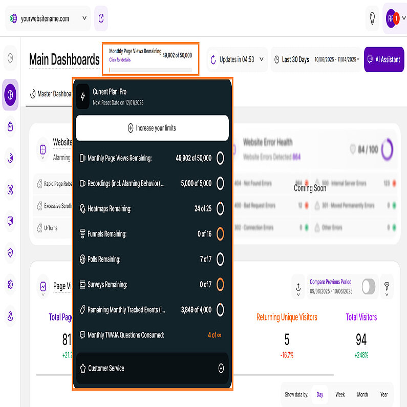 Tooltip contor de funcții Tooltip contor de funcții