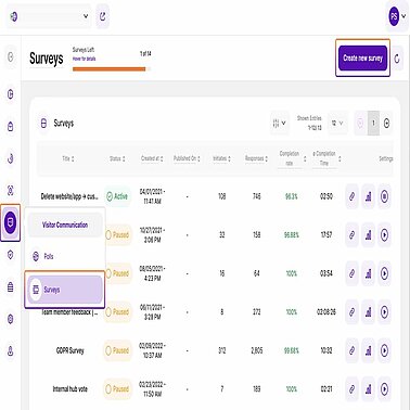 How to create a TWIPLA survey How to create a TWIPLA survey