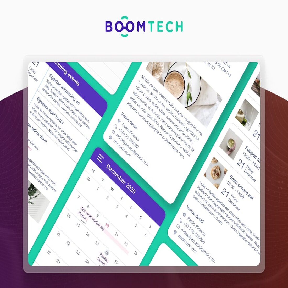 71,669 live websites are using BoomTech Calendar for Wix Graphic Wix plugins Calendar by BoomTech