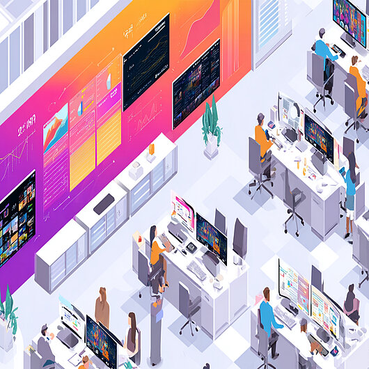 Platform News May 2026: Introducing the Intelligence Layer for Modern Newsrooms | TWIPLA Graphic of a newsroom reacting to real-time analytics of stories