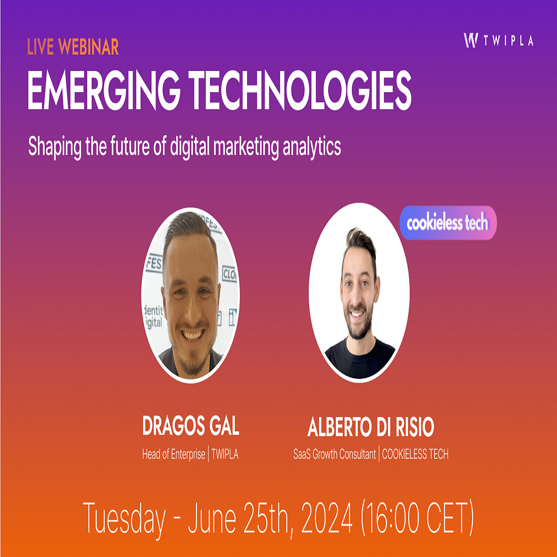 TWIPLA webinar on emerging technologies TWIPLA webinar on emerging technologies