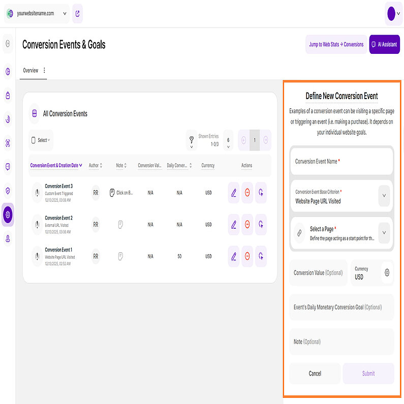 A Guide to Defining Conversion Events