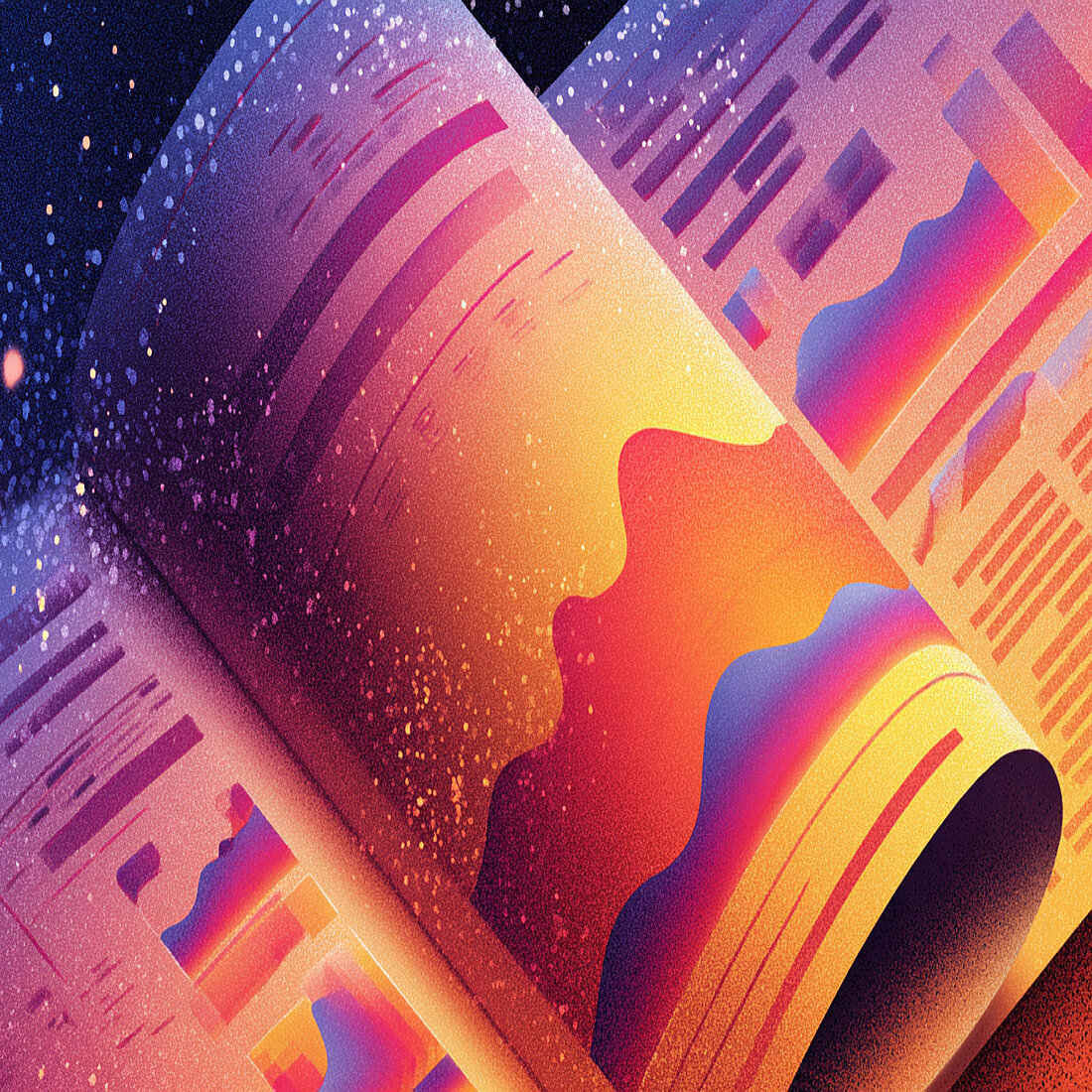 Platform News - March 2026 | TWIPLA Abstract illustration of analytics newsletter, representing TWIPLA platform updates, website intelligence and insights