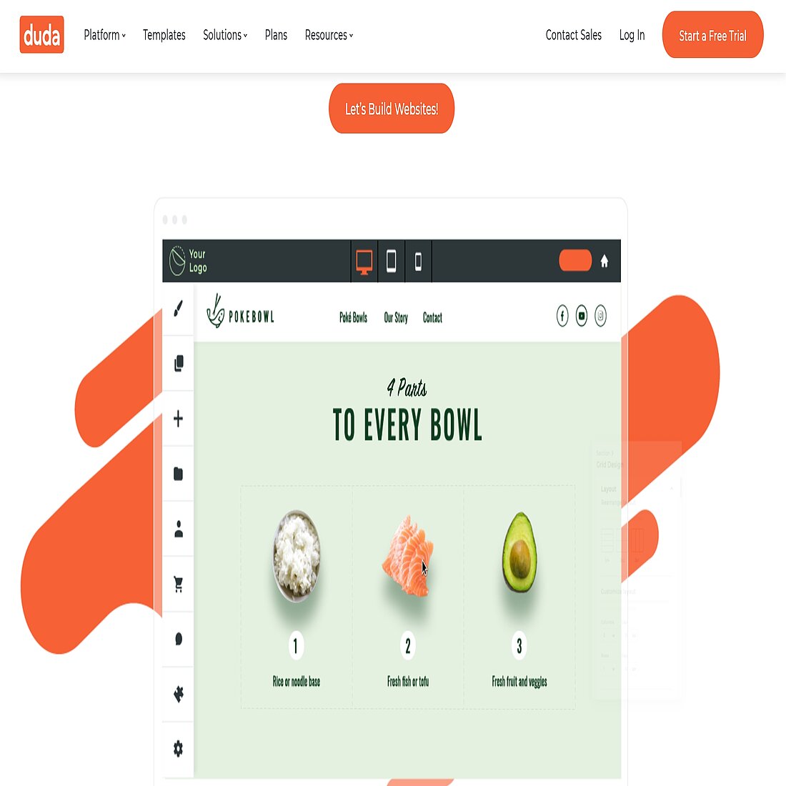 Duda Website-Baukasten