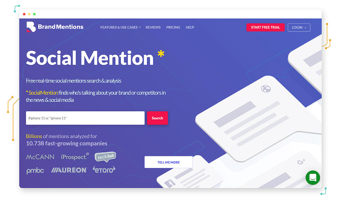 Visitor Analytics Social Mention