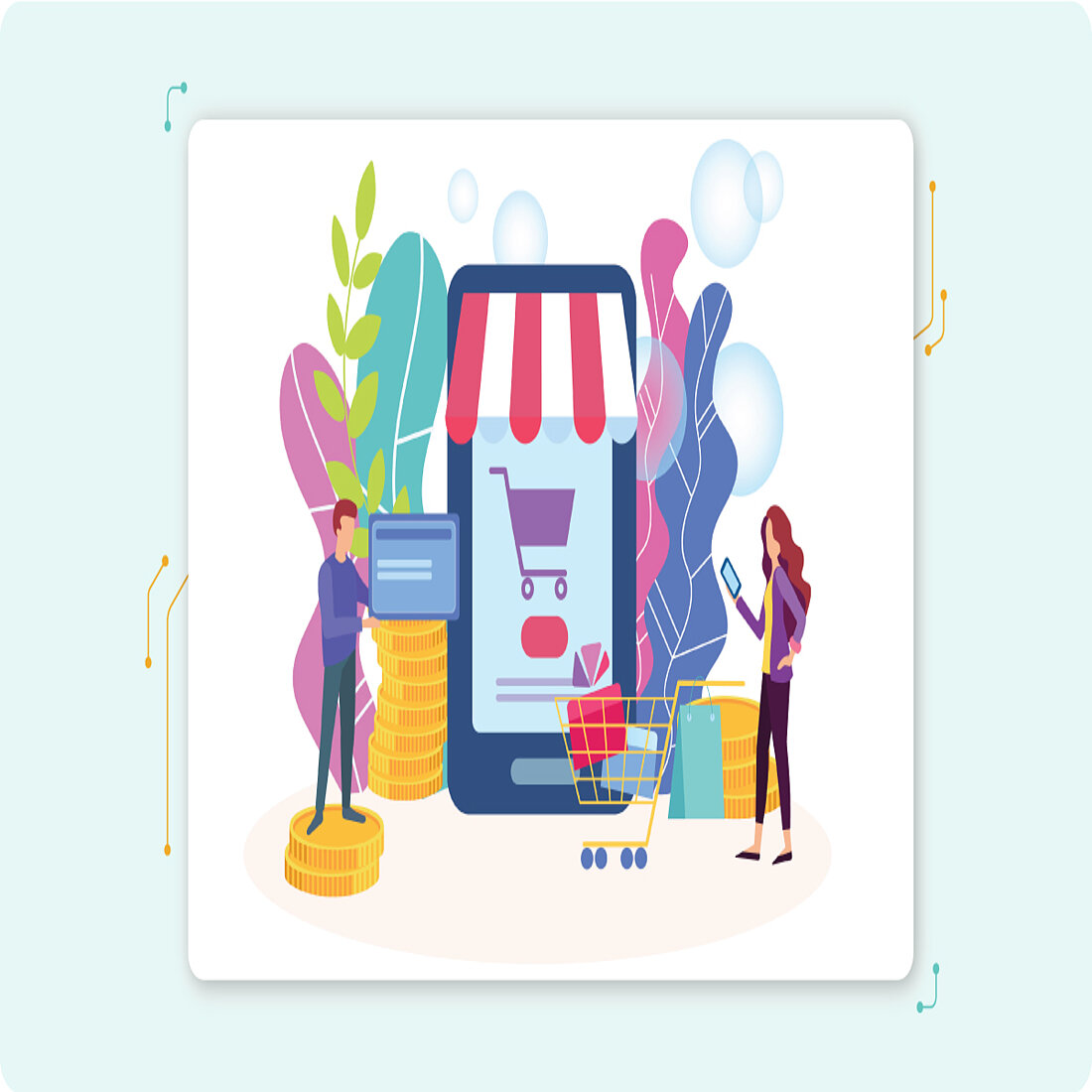 What are some examples of user personas in the context of online shopping