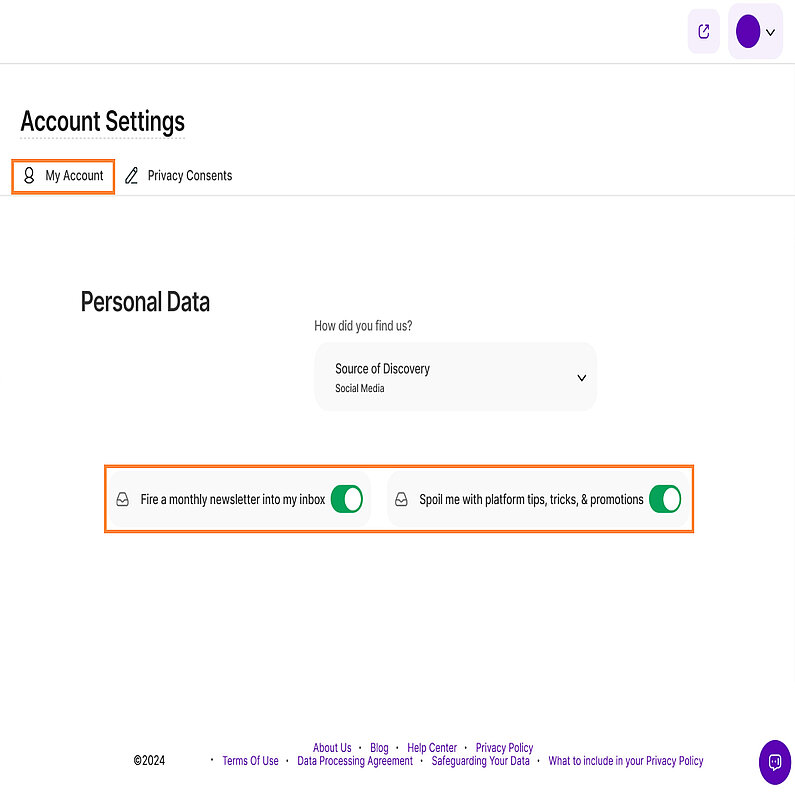 Configurați notificările preferate Configurați notificările preferate