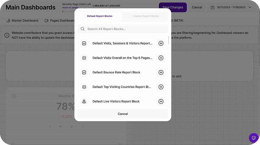 Website intelligence news custom dashboards TWIPLA