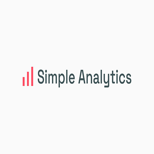 Simple Analytics logo on a white background