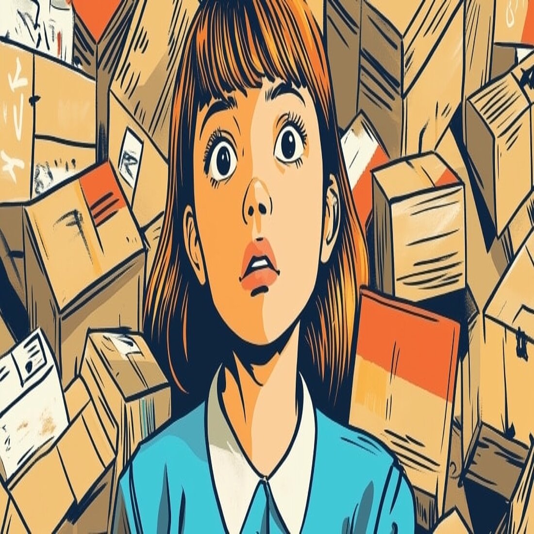 Grafische Darstellung eines überlasteten Kundenserviceteams