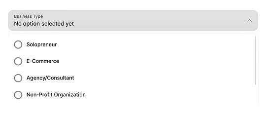 TWIPLA"s new company type input