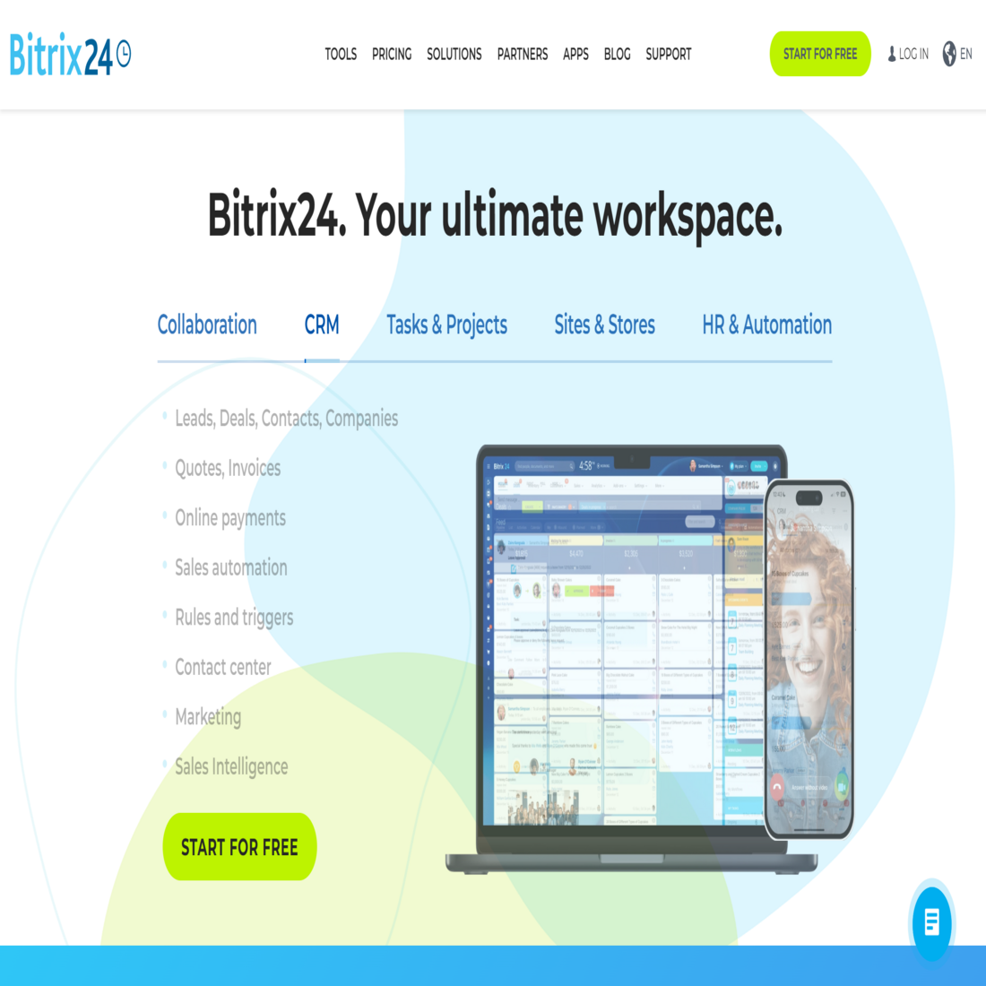 Bitrix24 Website-Erstellung