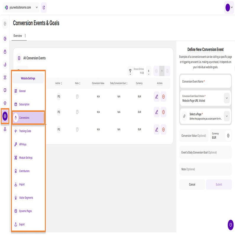 Cum să vă definiți evenimentele de conversie Cum să vă definiți evenimentele de conversie
