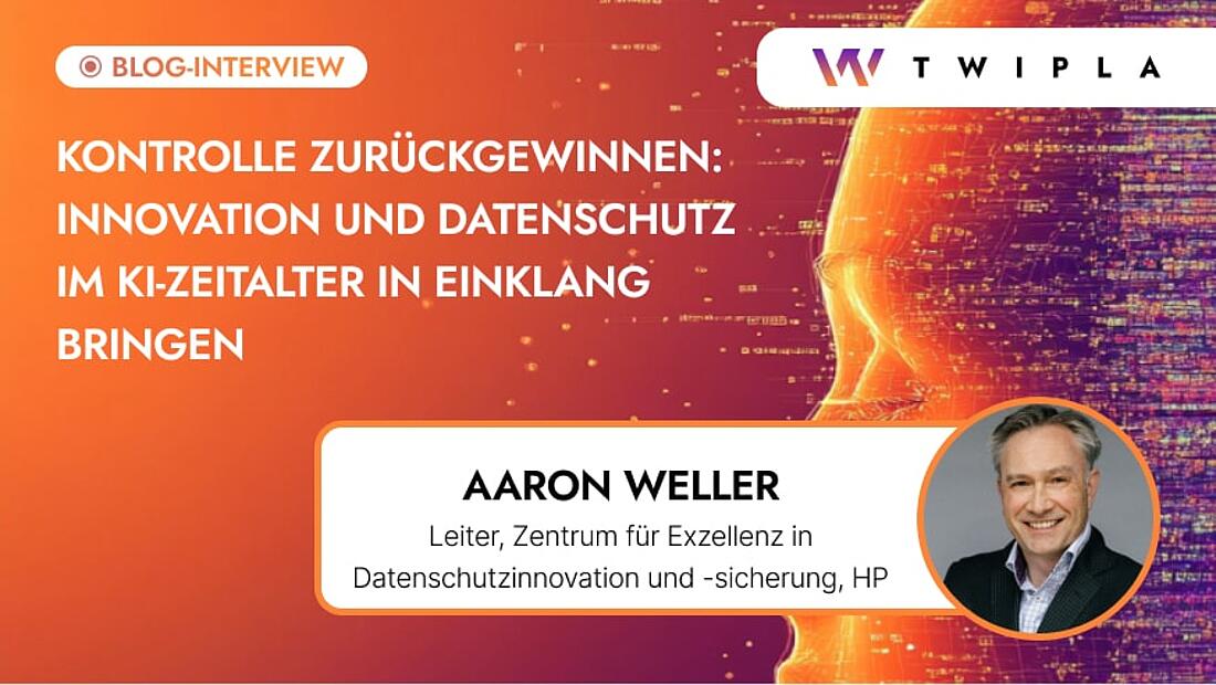 Aaron Weller – Leiter des Zentrums für Datenschutzinnovation und -sicherung bei HP – spricht über Datenschutzherausforderungen im KI-Bereich und regulatorische Compliance.
