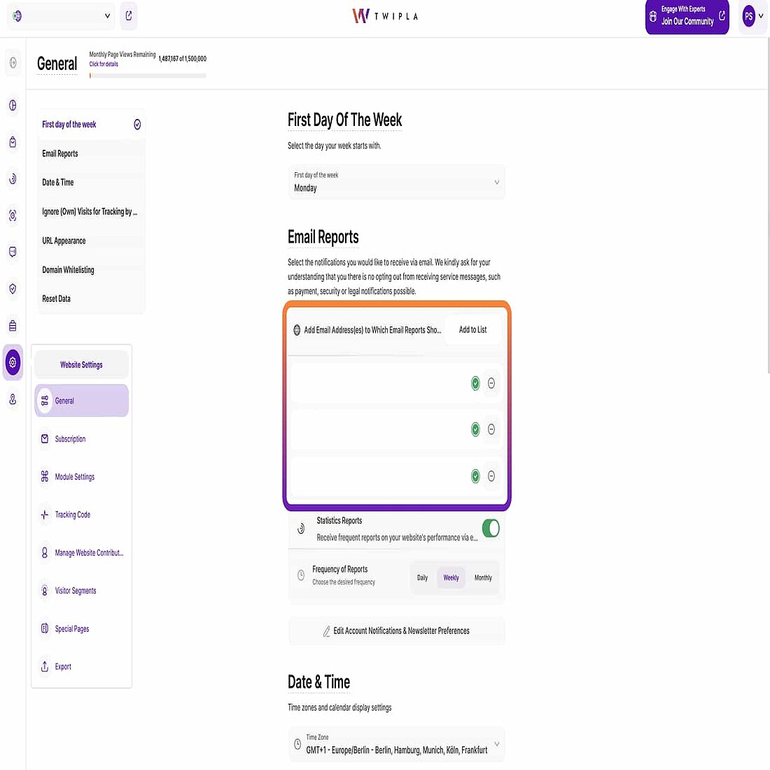 Multiple report subscribers Multiple report subscribers