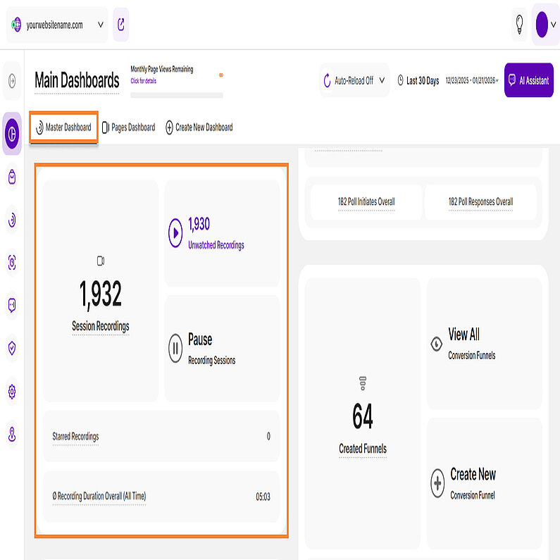 Überblick über Session Recordings