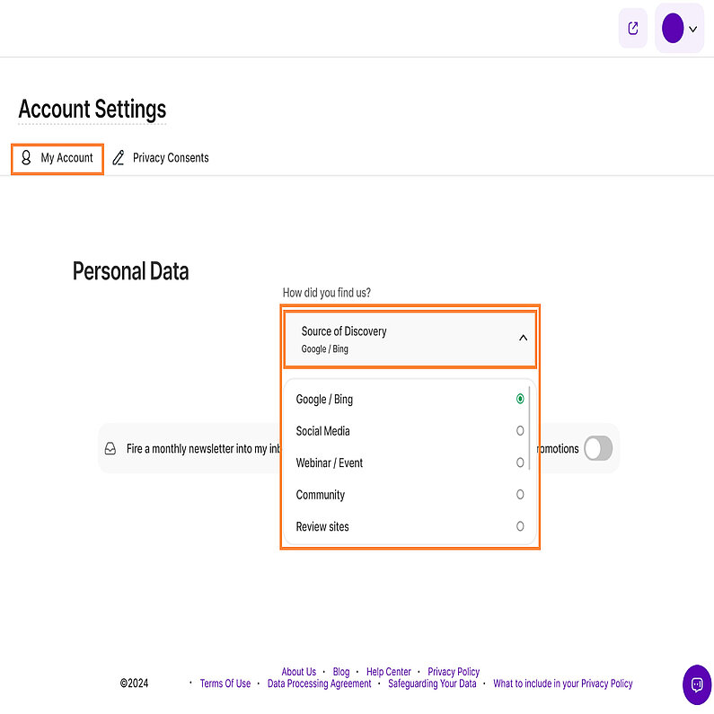 Identificarea sursei de descoperire Identificarea sursei de descoperire