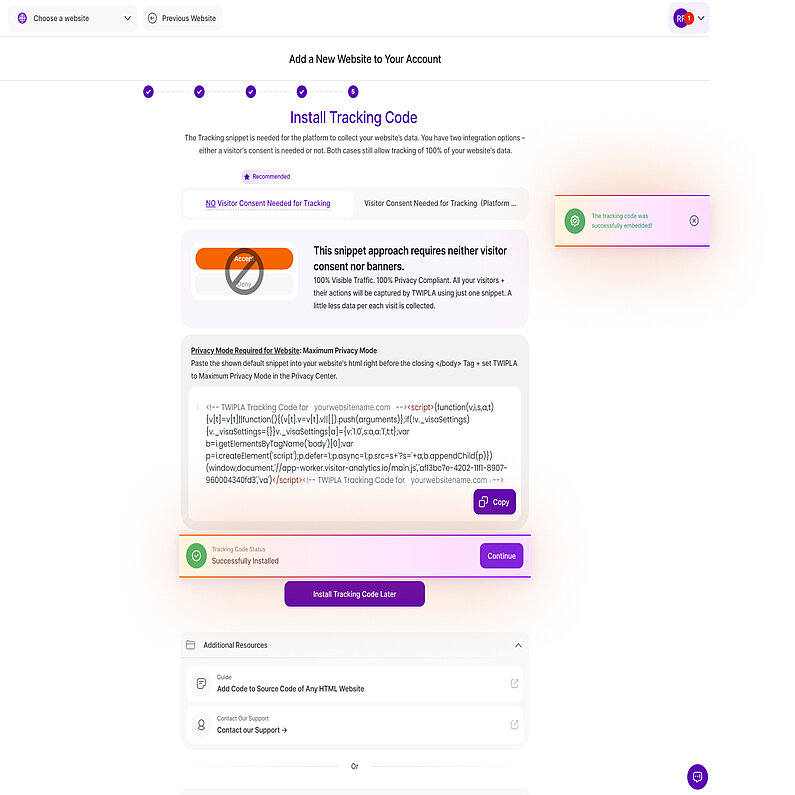 Verify snippet installation