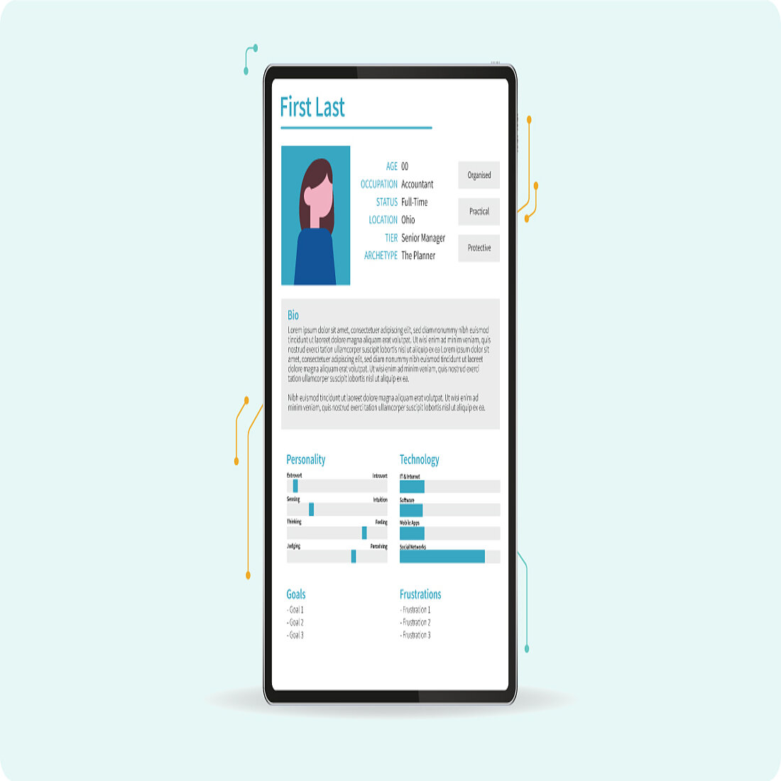 Visitor Analytics User Persona Template