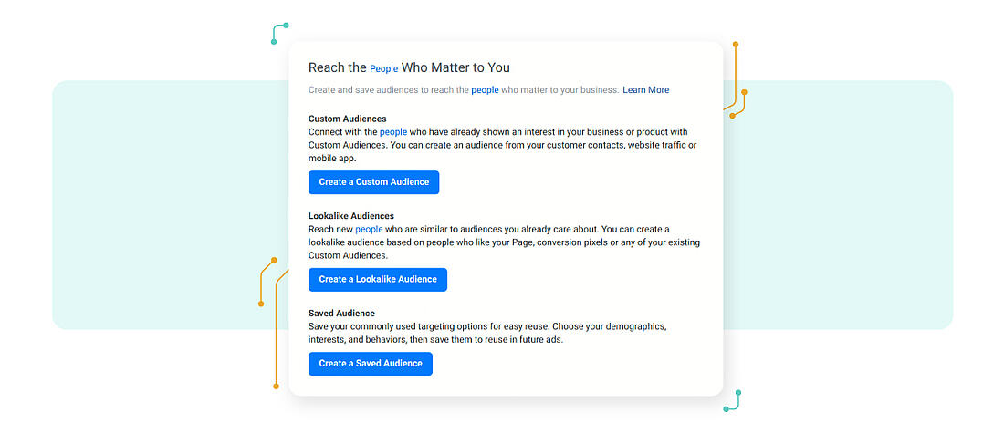 Visitor Analytics Creating a Custom Audience in Facebook