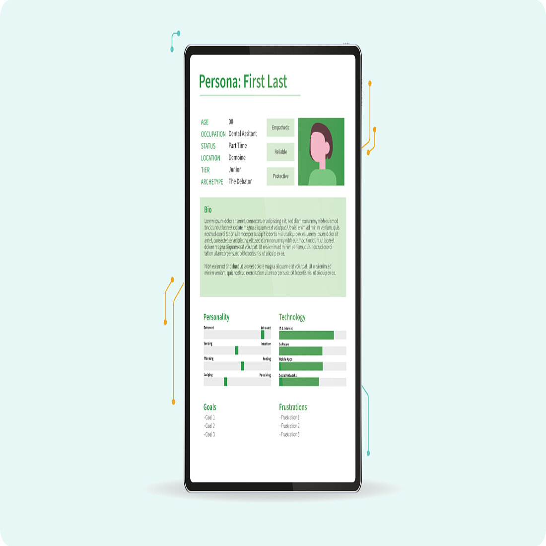 Visitor Analytics User Persona Templates