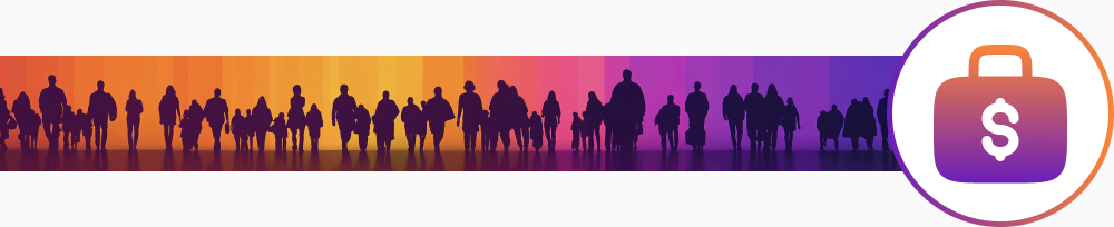 Segmenting an audience by purchasing power