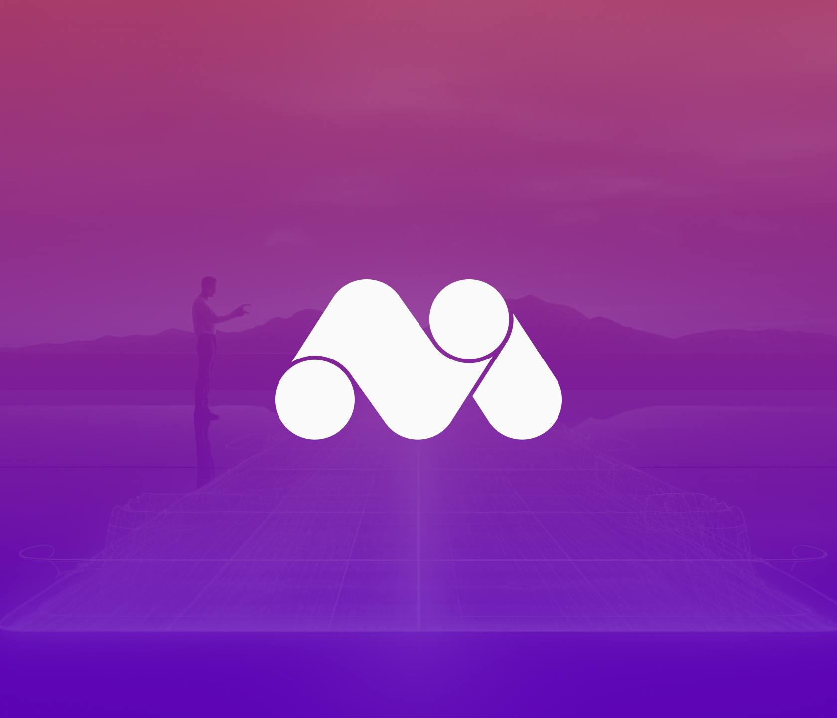 Matomo Comparison Banner An abstract image representing Matomo with a centered logo