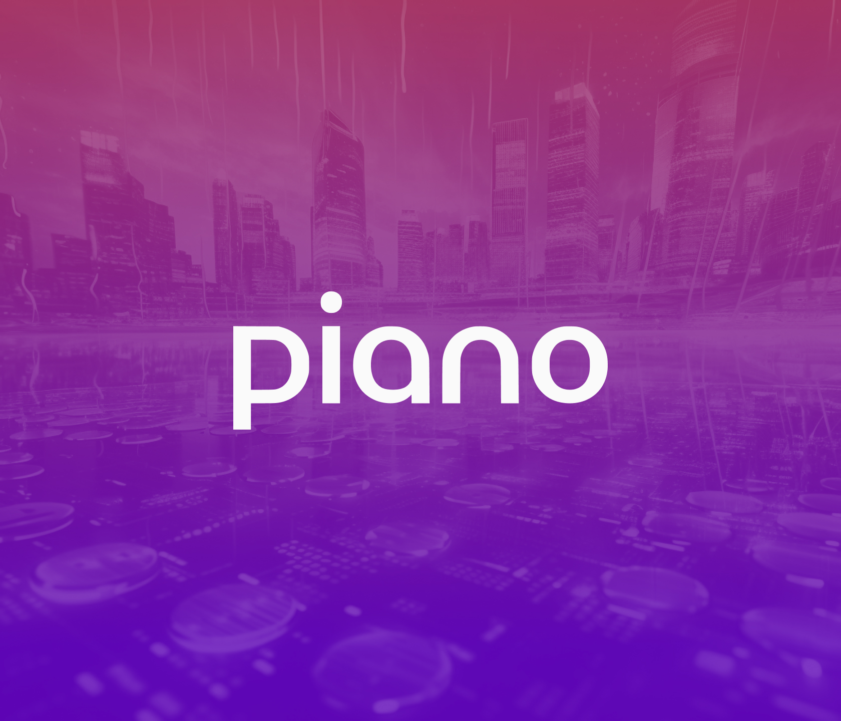 Piano Analytics Comparison Banner An abstract image representing Piano Analytics with a centered logo