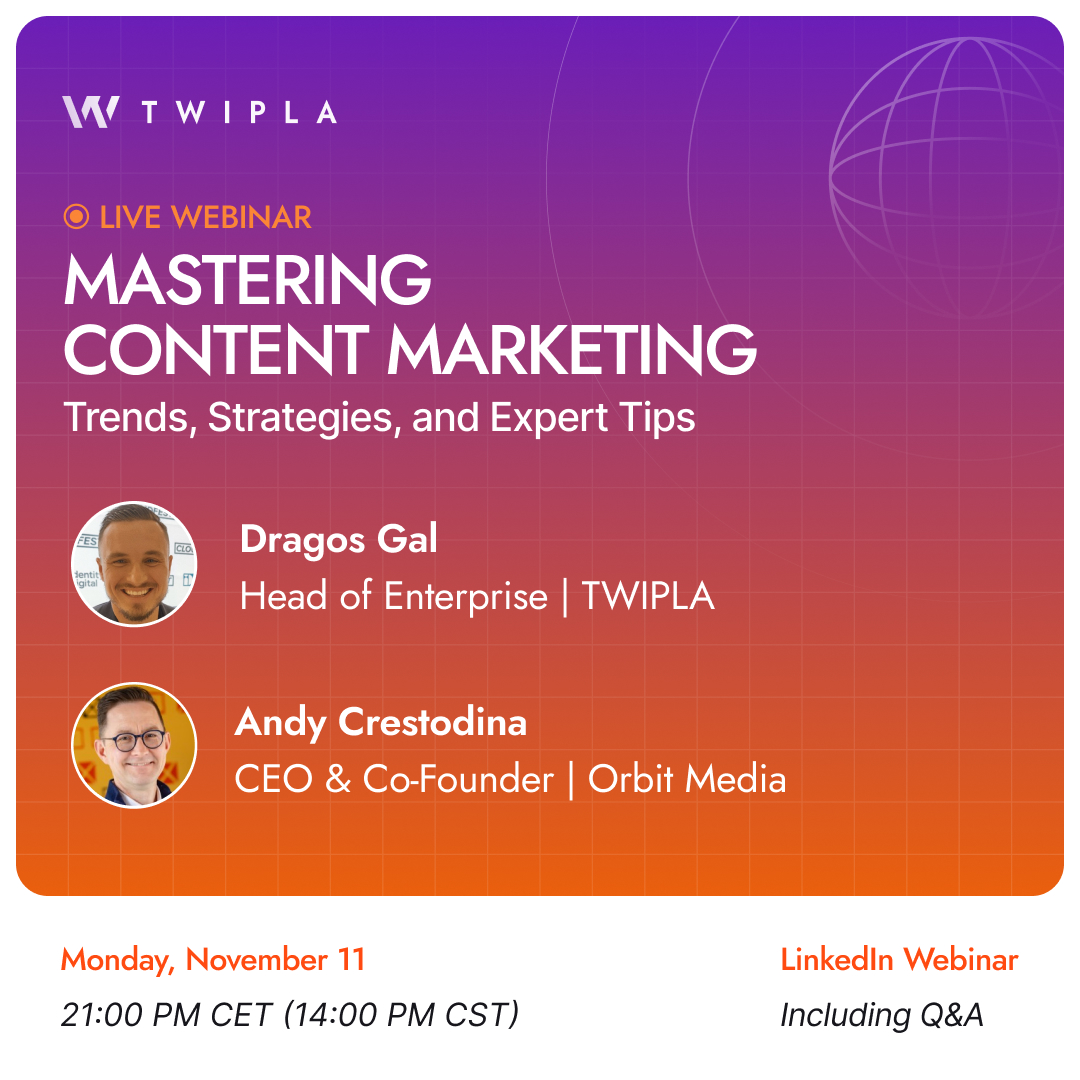Graphique d'annonce du webinaire d'Andy Crestodina