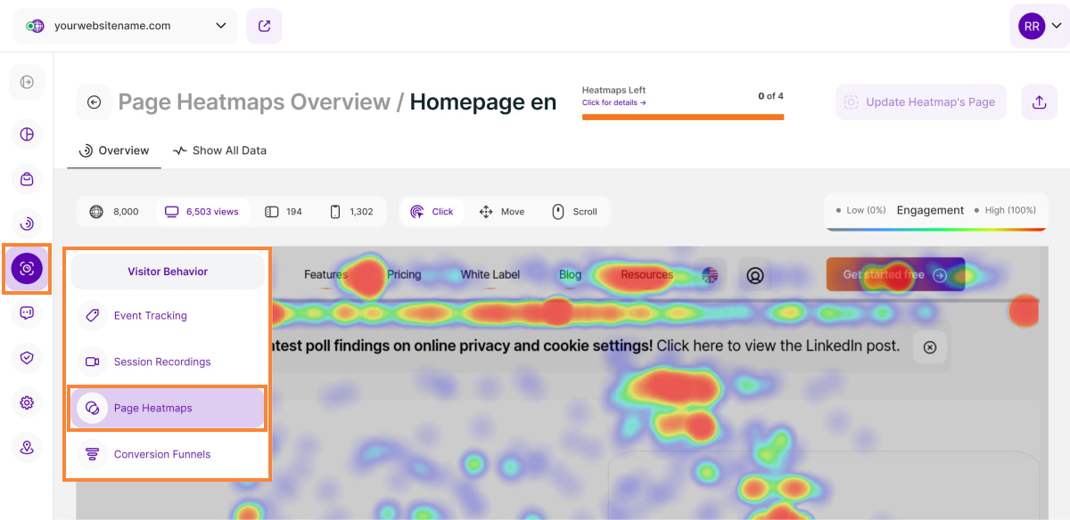 Page Heatmaps | Visualize User Behavior